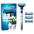 Gillette Mach3 Turbo 3D Razor + Mach3 Turbo 3 Blades Refills - TradeNRG UK